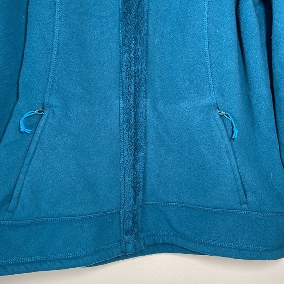 The North Face Women’s Heavy Fleece Front Zip Jacket Teal M - Picture 4 of 8